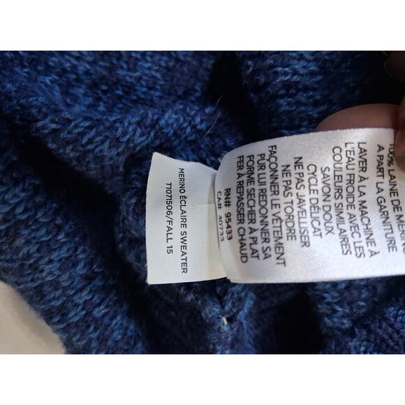 Toad & Co Merino Wool Womens size Medium Eclair Pullover Luxury Knit Sweater - Picture 12 of 16